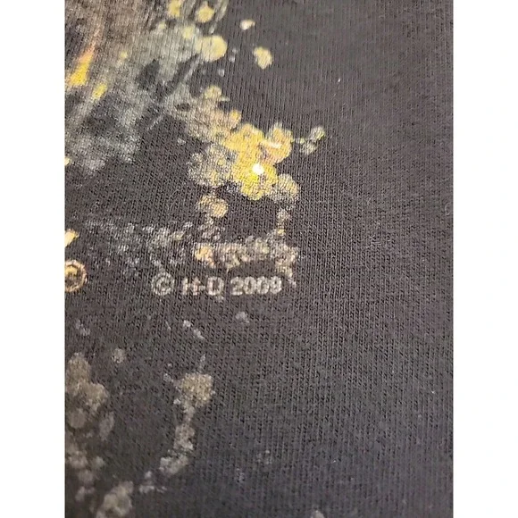 Harley Davidson T Shirt Mens 2XL Black Bahamas 2009 Skull Cotton - Picture 5 of 7